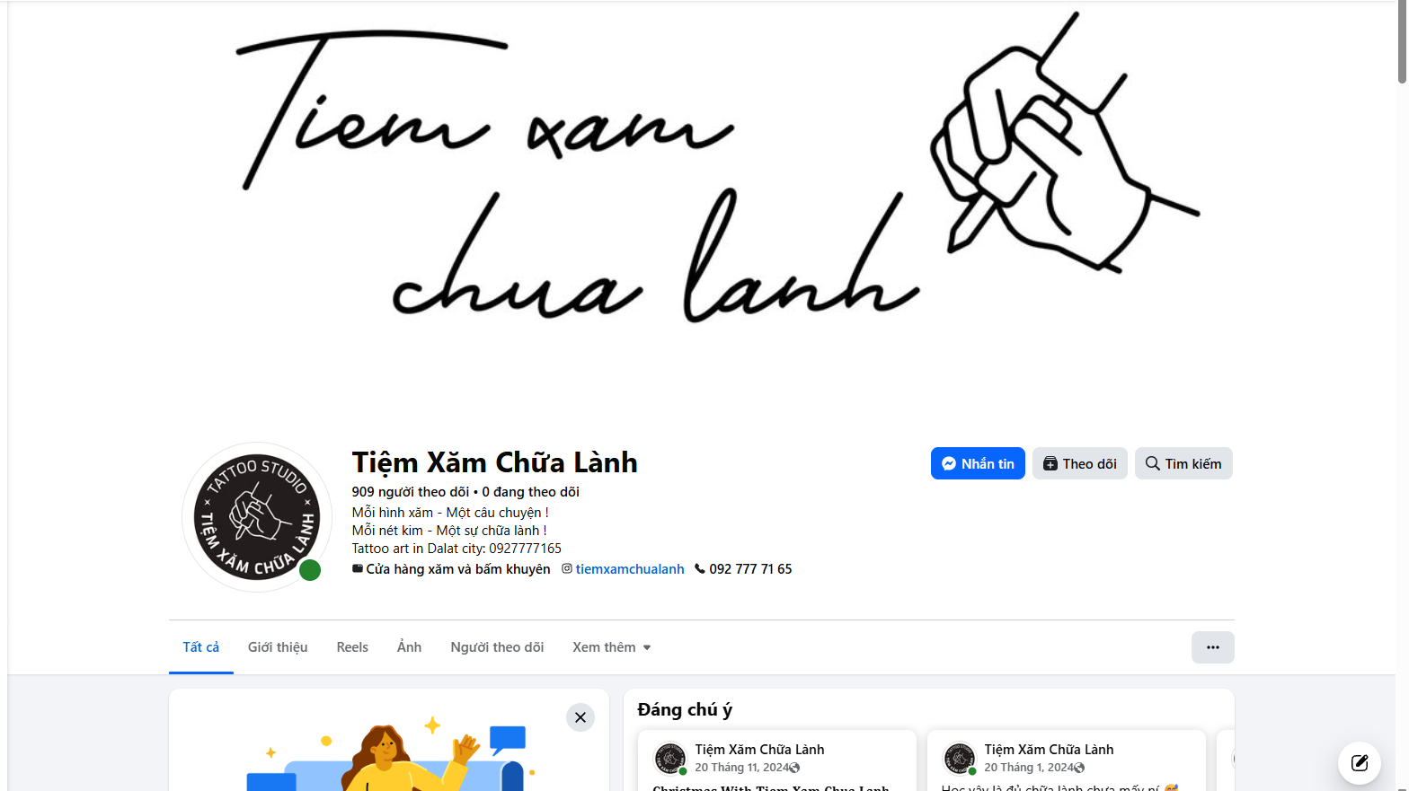Biến hình xăm thành câu chuyện chữa lành.